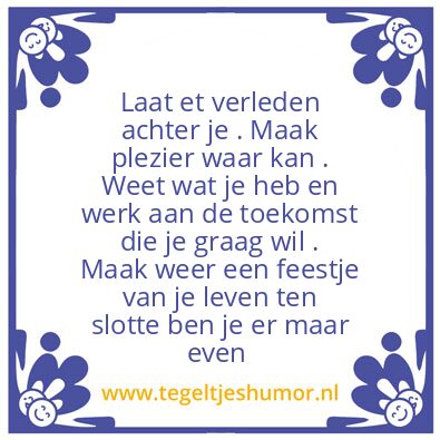 Tegeltje: .