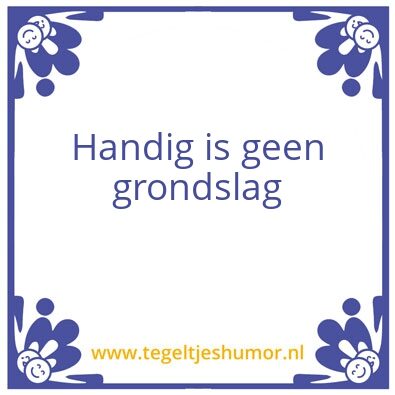 Tegeltje: AVG