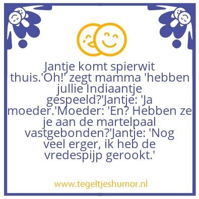 Tegeltje: Vredespijp