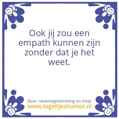 Tegeltje: You, too ?