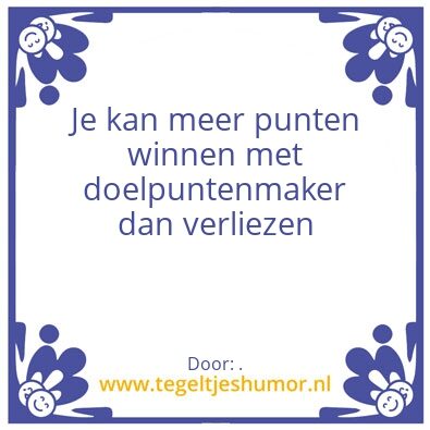 Tegeltje: .