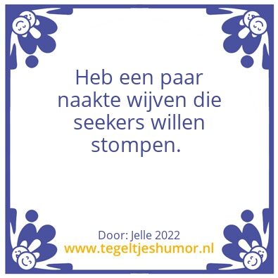 Tegeltje: Vandaag