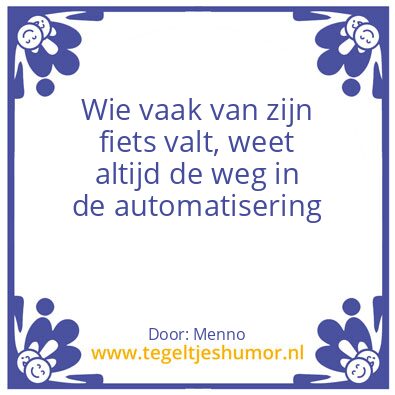 Tegeltje: Voor Alex