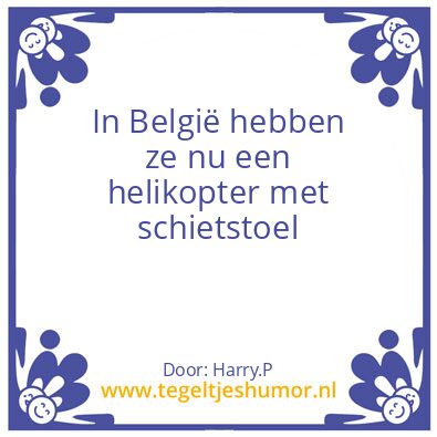 Tegeltje: België