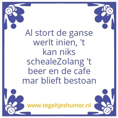 Tegeltje: Bestel mar (nu even niet)