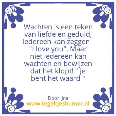 Tegeltje: Jup