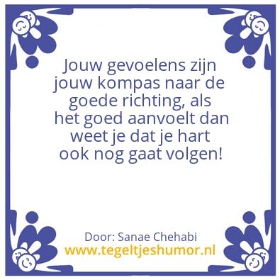 Tegeltje: Kompas