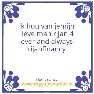 Tegeltje: liefde