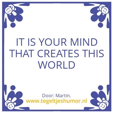 Tegeltje: The Buddha