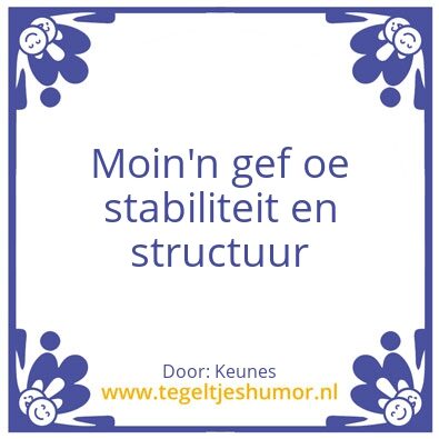 Tegeltje: Moin