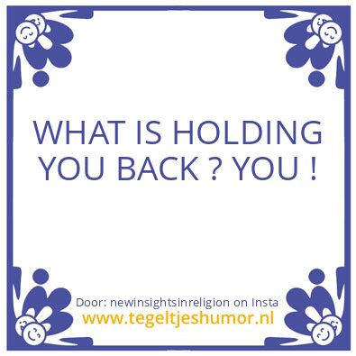 Tegeltje: THE SIMPLE SOLUTION ?