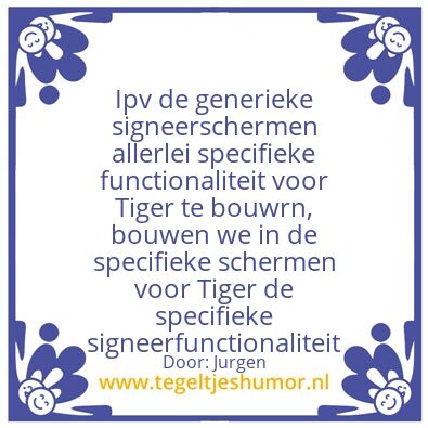 Tegeltje: OAM wijsheden