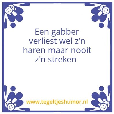 Tegeltje: Me