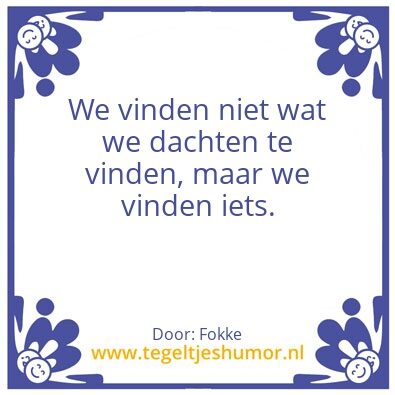 Tegeltje: Fokke