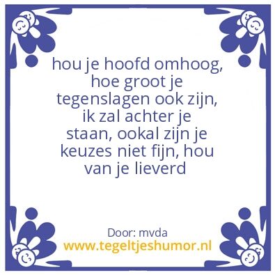 Tegeltje: hans miranda