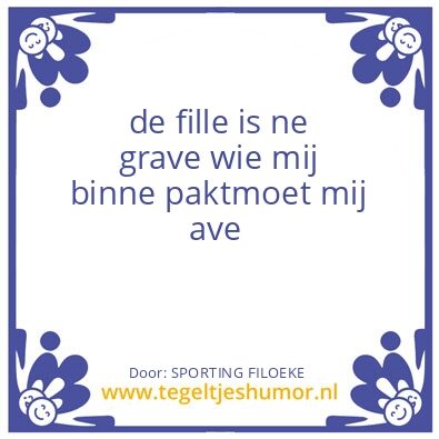 Tegeltje: FILIP VAN DE POEL