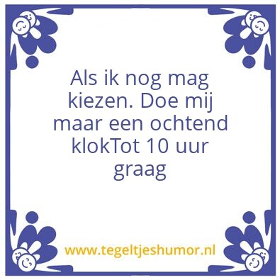 Tegeltje: Avondklok