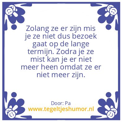 Tegeltje: De waarheid