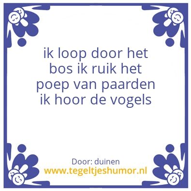 Tegeltje: duin