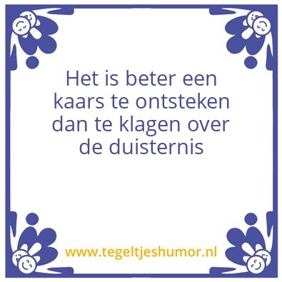 Tegeltje: Duisternis