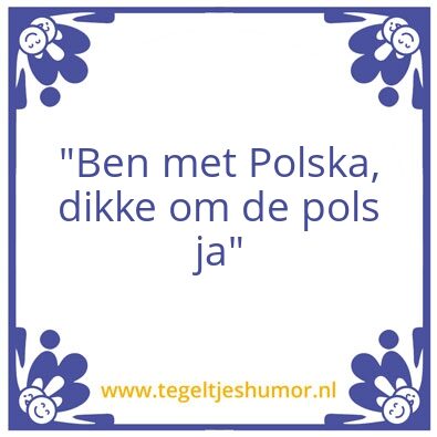 Tegeltje: Tegeltje