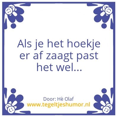 Tegeltje: Hi oekje