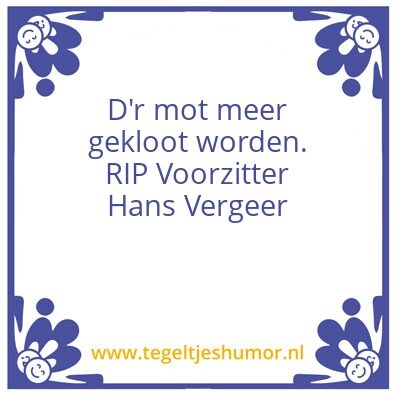 Tegeltje: Lattenbrekers