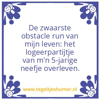 Tegeltje: 5-jarig neefje