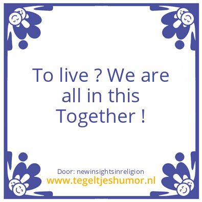 Tegeltje: Together