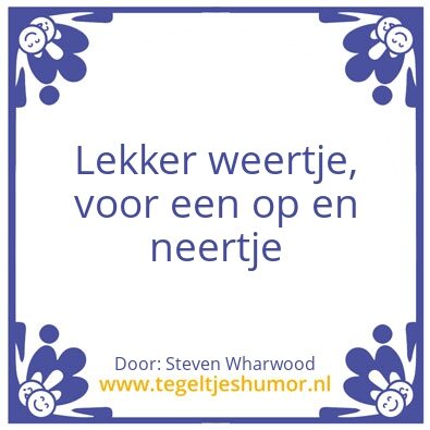 Tegeltje: Steven