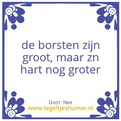 Tegeltje: Ja
