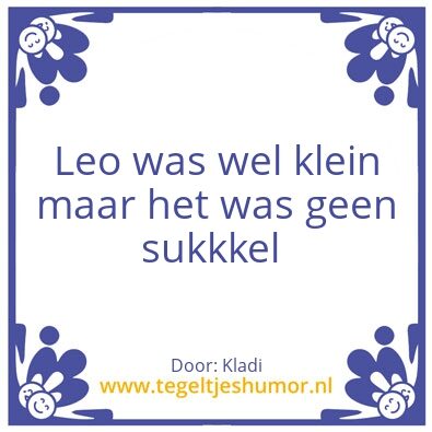 Tegeltje: Hystorisch