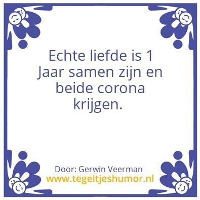 Tegeltje: 1 jaar samen