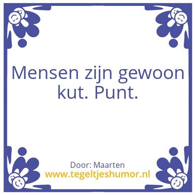 Tegeltje: .