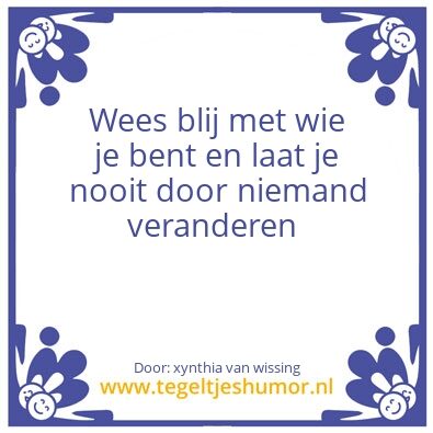 Tegeltje: friends