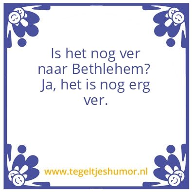 Tegeltje: Bethlehem