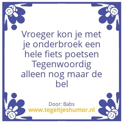Tegeltje: Pensioen