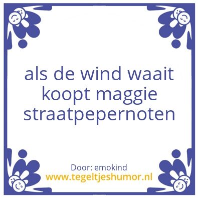 Tegeltje: tegel