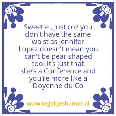 Tegeltje: Pear