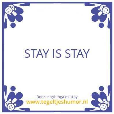 Tegeltje: analog optical internet