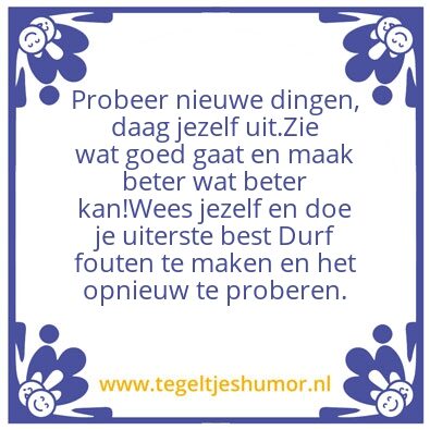 Tegeltje: Welcome 2019