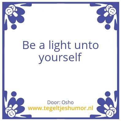 Tegeltje: Osho