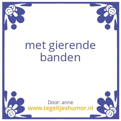 Tegeltje: naar huis