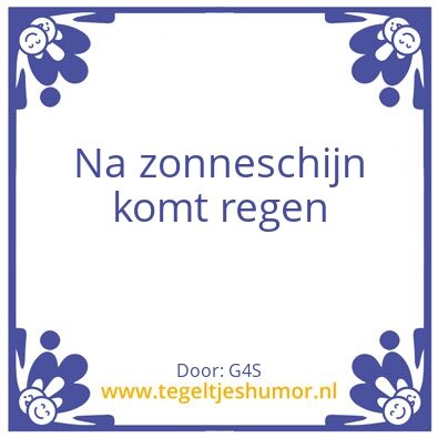 Tegeltje: G4S
