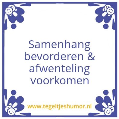 Tegeltje: Duurzame ontwikkeling