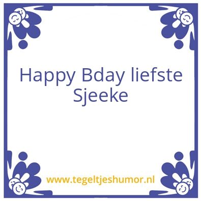 Tegeltje: R
