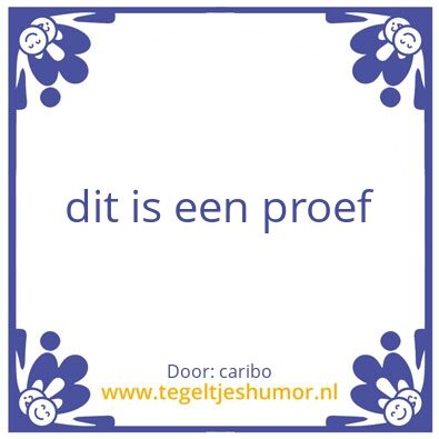 Tegeltje: roodastaatje