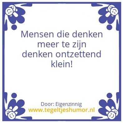 Tegeltje: Gelijkwaardig