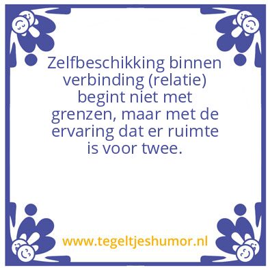 Tegeltje: grenzen