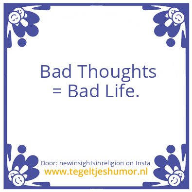 Tegeltje: Living Out Of Ego Is Easy